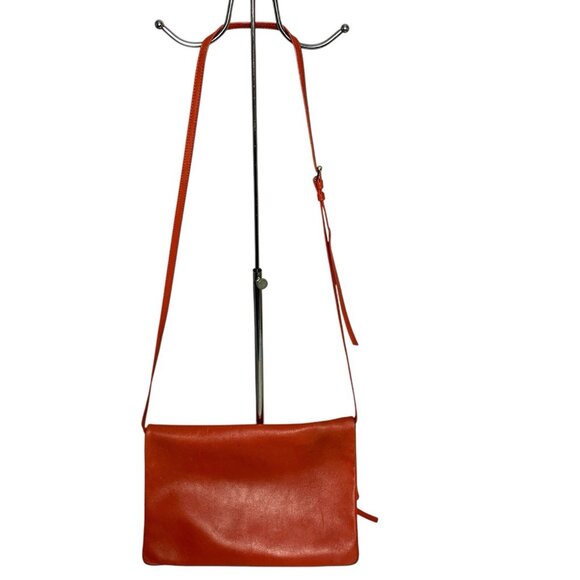 Everlane Foldover Crossbody Bag Soft Leather Purse Shoulder Bag Minimalist - Picture 1 of 11